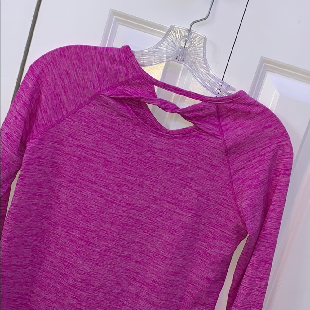 Champion Girls Large Pink Dri-Fit Long Sleeve